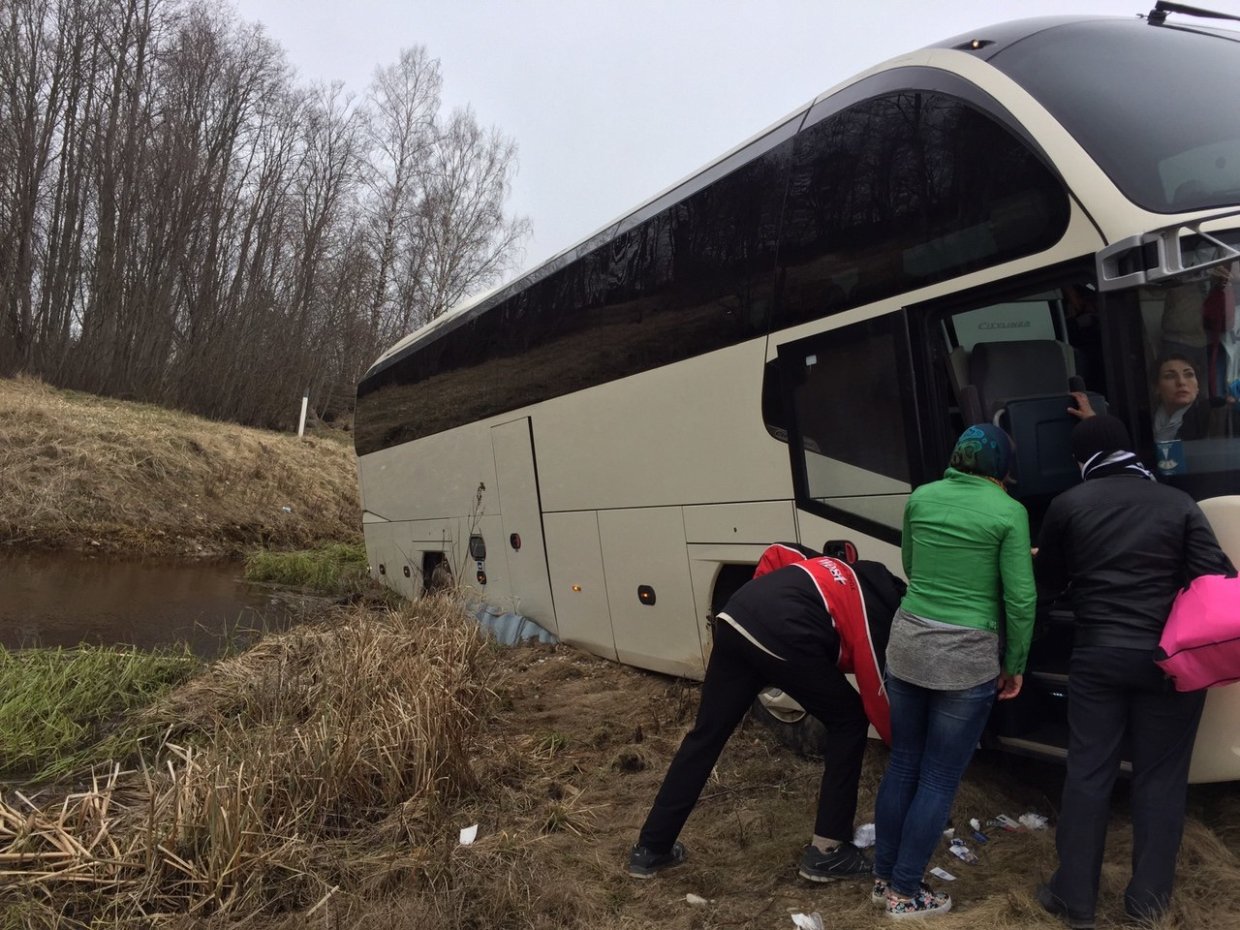 Водитель автобуса с туристами уснул за рулем под Петербургом |  Туристический бизнес Санкт-Петербурга